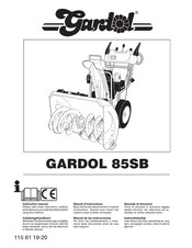 Gardol 85SB Manuel D'instructions