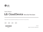 LG Cloud Device All-in-One Thin Client 34CN650N Manuel D'utilisation