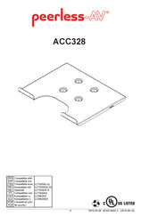 peerless-AV ACC328 Instructions De Montage