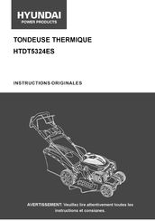 Hyundai power products HTDT5324ES Instructions Originales