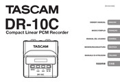 Teac TASCAM DR-10CH Mode D'emploi