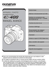 Olympus E-400 Manuel Avance