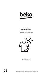 Beko WTE7612SY Manuel D'utilisation