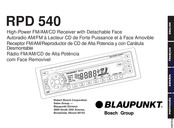 Blaupunkt RPD 540 Mode D'emploi