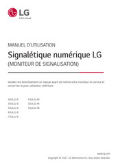 LG 55UL3J-M Manuel D'utilisation
