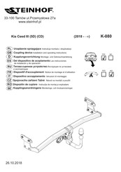 Steinhof K-080 Notice De Montage Et D'utilisation