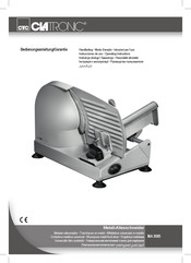 Clatronic MA 3585 Mode D'emploi