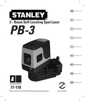 Stanley PB-3 Mode D'emploi