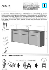 Forte CLPK27 Notice De Montage