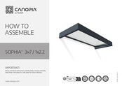 Palram CANOPIA SOPHIA 3x7 Instructions De Montage