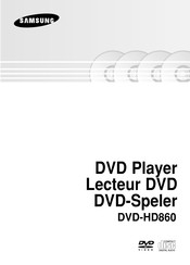 Samsung DVD-HD860 Mode D'emploi