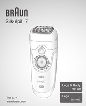 Braun Silk-épil 7 7381 WD Mode D'emploi