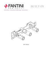 Fantini Rubinetti BUILT-IN R010AU Instructions De Montage