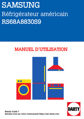 Samsung RS68A8830S9 Manuel D'utilisation