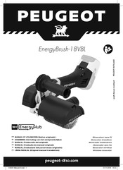 PEUGEOT EnergyBrush-18VBL Manuel D'utilisation