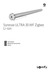 SOMFY Sonesse ULTRA 30 WF Zigbee Li-ion Notice