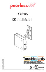 peerless-AV YBP100 Mode D'emploi