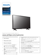 Philips 40PFL4901 Manuel D'utilisation