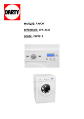 Fagor 3FS-3611 Manuel D'installation Et D'utilisation