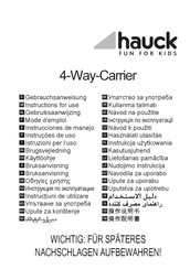 Hauck 4-Way-Carrier Mode D'emploi