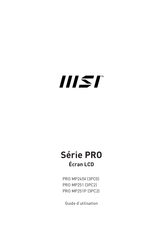 Msi PRO Serie Guide D'utilisation