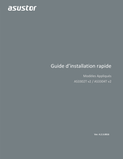 Asustor AS3302T v2 Guide D'installation Rapide