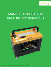 Volthium 12300 Manuel D'utilisateur