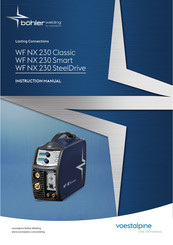 voestalpine Bohler Welding WF NX 230 Smart Manuel D'instructions