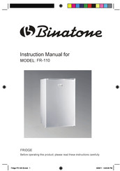 Binatone FR-110 Manuel D'instructions