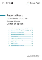 FujiFilm Revoria Press E1125 Guide De Référence