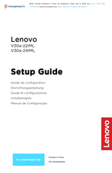Lenovo 11FT000TMH Guide De Configuration