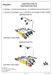 Polaire PVP3-INSB Instructions De Montage Et Mode D'emploi