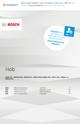 Bosch PKF6FP1G Série Notice D'utilisation