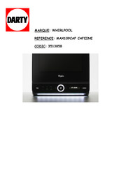 Whirlpool MAX109CAF Guide De Référence Rapide