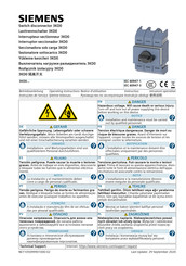 Siemens 3KD0 32-2LG20-3 Serie Notice D'utilisation