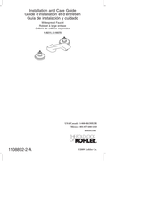 Kohler K-16070 Guide D'installation Et D'entretien