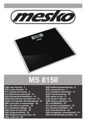 Mesko MS 8150 Mode D'emploi