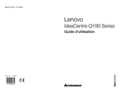 Lenovo Q190 Serie Guide D'utilisation
