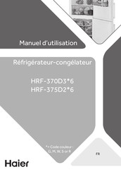 Haier HRF-375D2M6 Manuel D'utilisation