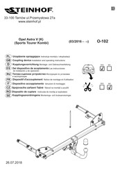 Steinhof O-102 Notice De Montage Et D'utilisation