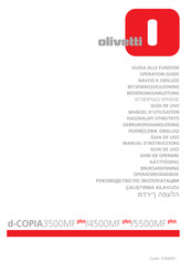 Olivetti d-Copia 5500MF plus Manuel D'utilisation
