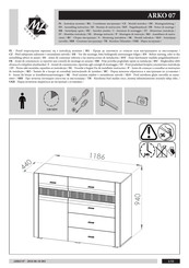 ML MEBLE ARKO 07 Notice De Montage