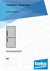 Beko RCNA406K30ZXP Notice D'utilisation