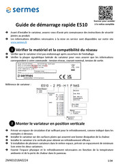 Sermes E510 Guide De Démarrage Rapide