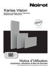Noirot Karisa Vision KF N294 5 FT Serie Notice D'utilisation