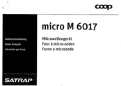 Satrap micro M 6017 Mode D'emploi