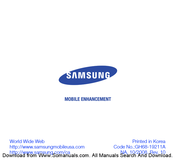 Samsung WEP450 Mode D'emploi