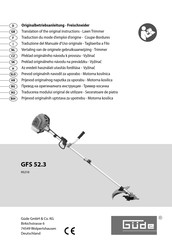 Güde GFS 52.3 Traduction Du Mode D'emploi D'origine