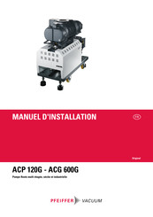 Pfeifer ACG 600G Manuel D'installation