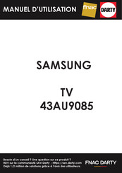 Samsung 43AU9085 Mode D'emploi